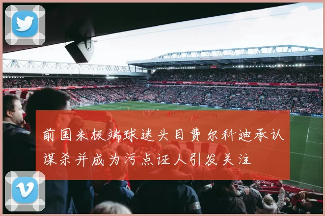 前国米极端球迷头目费尔科迪承认谋杀并成为污点证人引发关注